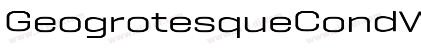 GeogrotesqueCondW01 字体转换